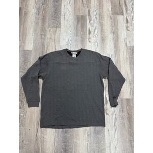 Columbia Sportswear Men's XL Gray Ribbed Pullover Sweater